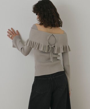 オフショルフリルニットトップ / GRACE CONTINENTAL | GRACE