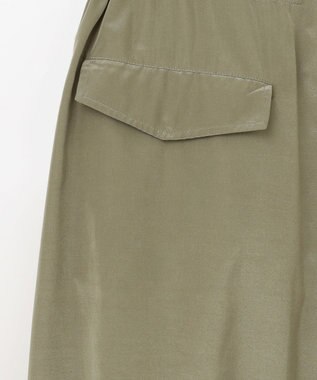 GRACE CONTINENTAL ミリタリーロングジレ カーキ