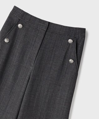 GRACE CONTINENTAL シャンブレーマリンパンツ グレー