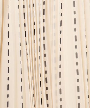 GRACE CONTINENTAL ドットストライププリントワンピース キナリ