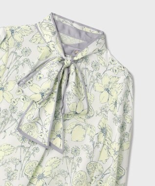 GRACE CONTINENTAL フルーツフラワープリントトップ イエロー