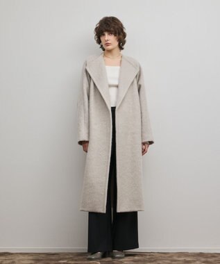 GRACE CONTINENTAL シャギードルマンコート グレー