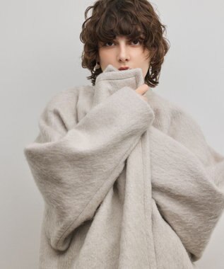 GRACE CONTINENTAL シャギードルマンコート グレー