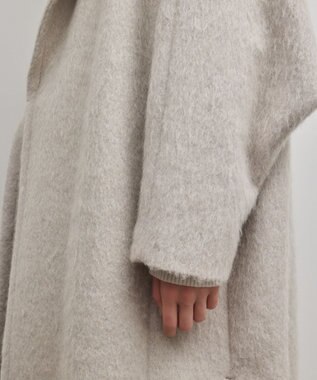 GRACE CONTINENTAL シャギードルマンコート グレー