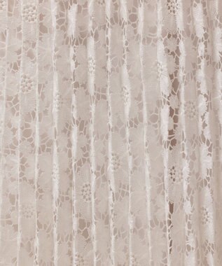 GRACE CONTINENTAL レースプリーツスカート ホワイト