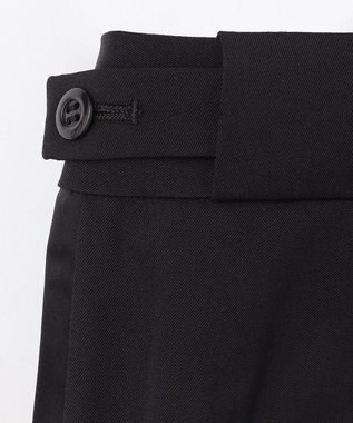 GRACE CONTINENTAL WOOLタキシードパンツ ブラック