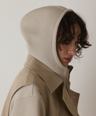 GRACE CONTINENTAL パーカーコンビトレンチ ベージュ