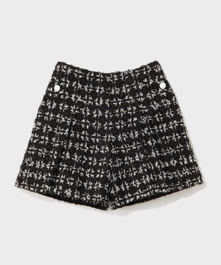 GRACE CONTINENTAL Tweed Shortパンツ ブラック