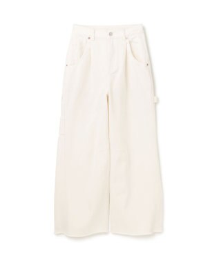 GRACE CONTINENTAL ペインターデニムパンツ ホワイト