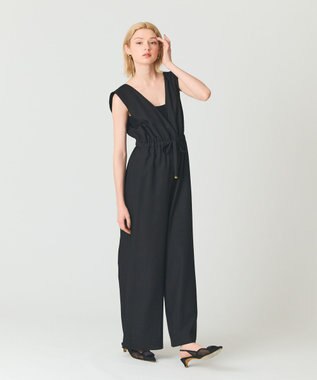 GRACE CONTINENTAL ウールトリアセオールインワン ブラック