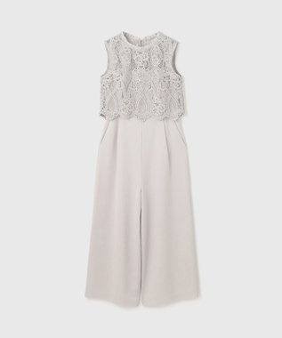 GRACE CONTINENTAL レースコンビサロペット グレー