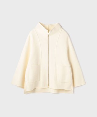 GRACE CONTINENTAL ストール付リバージップブルゾン キナリ