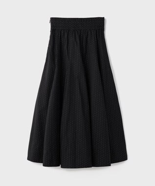 GRACE CONTINENTAL ラメドットタフタジャガードスカート ブラック