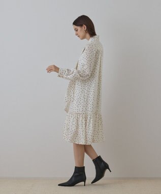 GRACE CONTINENTAL ランダムドットボウタイワンピース キナリ