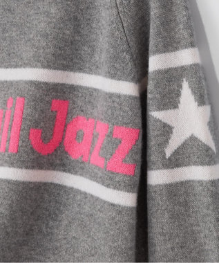 GRACE CONTINENTAL カシミヤレタードトップ グレー