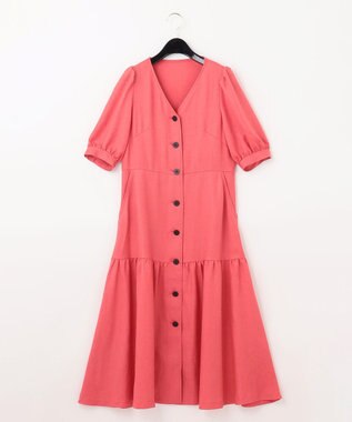 麻調ティアードワンピース / GRACE CONTINENTAL | GRACE CONTINENTAL  