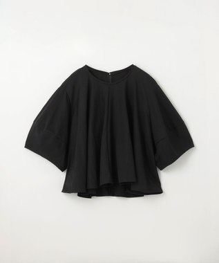 GRACE CONTINENTAL ランタンスリーブトップ ブラック