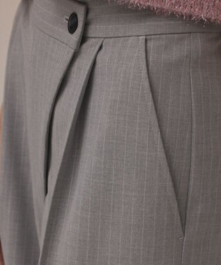 GRACE CONTINENTAL ラップワイドパンツ ストライプ