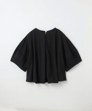 GRACE CONTINENTAL ランタンスリーブトップ ブラック