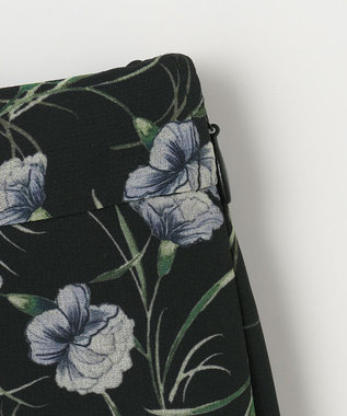 GRACE CONTINENTAL スモールフラワーマーメイドスカート ブラック