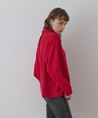 GRACE CONTINENTAL ウールオーバーニットトップ ピンク