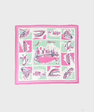 スーヴェニールプリントスカーフ