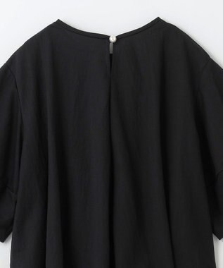 GRACE CONTINENTAL ランタンスリーブトップ ブラック