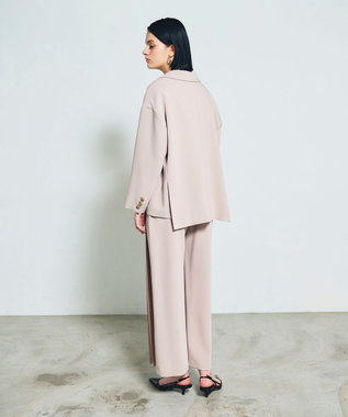 GRACE CONTINENTAL トリアセプリーツパンツ ベージュ