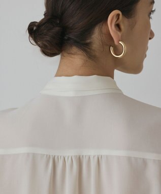 GRACE CONTINENTAL トリアセボウタイブラウス キナリ