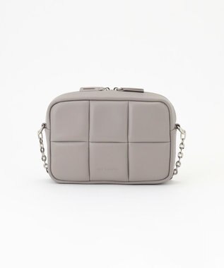 GRACE CONTINENTAL ADD CULUMN PUFF BAG グレー