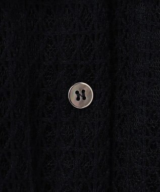 GRACE CONTINENTAL ラッセルメッシュシャツ ブラック