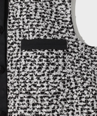 GRACE CONTINENTAL フェザーembドレス ホワイト