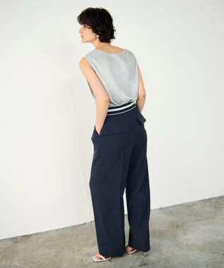 GRACE CONTINENTAL ラメカットトップ シルバー