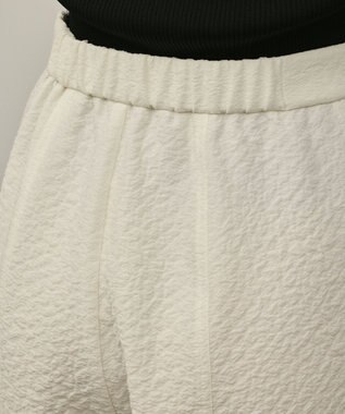 GRACE CONTINENTAL オーガンジージャガードパンツ キナリ