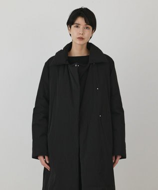 GRACE CONTINENTAL ステンカラーダウンコート ブラック