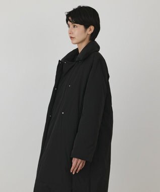 GRACE CONTINENTAL ステンカラーダウンコート ブラック
