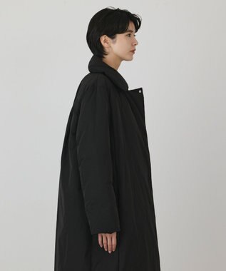GRACE CONTINENTAL ステンカラーダウンコート ブラック
