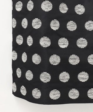 GRACE CONTINENTAL ラメドットジャガードスカート ブラック