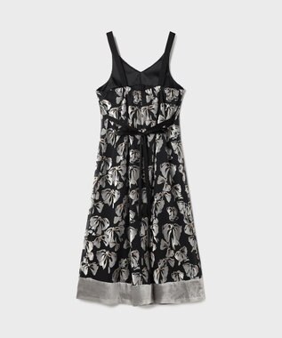 GRACE CONTINENTAL リボンオパールドレス ブラック