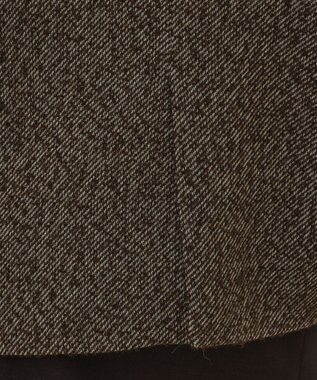 GRACE CONTINENTAL カルゼツイードダブルジャケット ブラウン