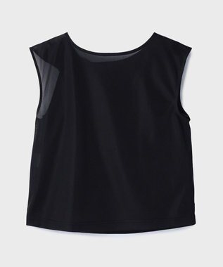 GRACE CONTINENTAL オーガンドレープトップ ブラック