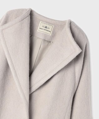GRACE CONTINENTAL シャギードルマンコート グレー
