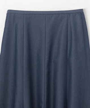 GRACE CONTINENTAL サテンマーメイドスカート ネイビー