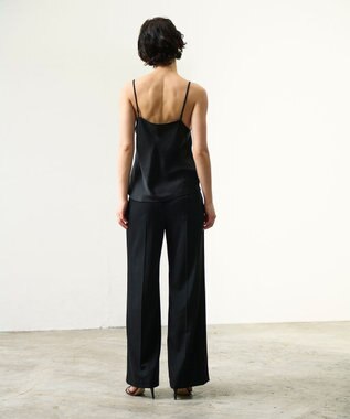 GRACE CONTINENTAL サテンキャミソール ブラック