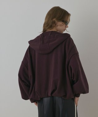 GRACE CONTINENTAL バル－ン裏毛パ－カ－ ブラウン