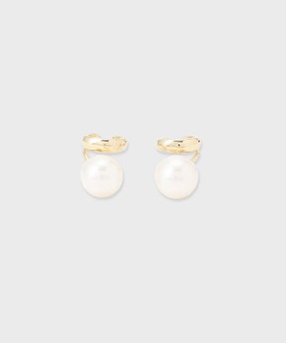 GRACE CONTINENTAL パールダブル イヤークリップ ゴールド