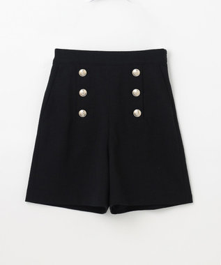GRACE CONTINENTAL ブッチャーショートパンツ ブラック