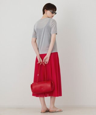 GRACE CONTINENTAL シアーベロアカットトップ グレー