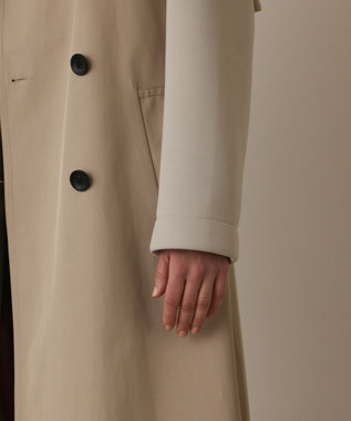 GRACE CONTINENTAL パーカーコンビトレンチ ベージュ