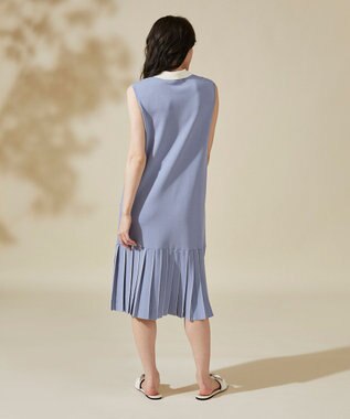 GRACE CONTINENTAL レース切替ニットワンピース